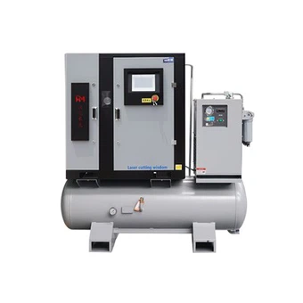 ड्रायर के साथ 11kw/15HP रोटरी स्क्रू एयर कंप्रेसर